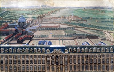 Façade ouest de la place Louis-Le-Grand et du faubourg Saint-Honoré, vers 1705 - V. Antier